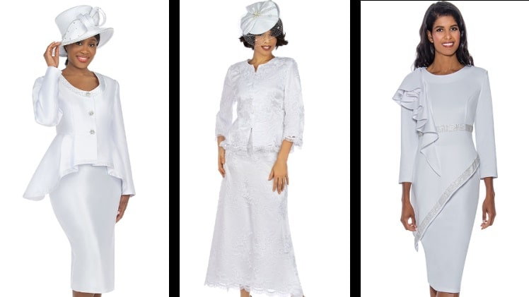 Why Do Girls Love Wearing White-Coloured Church Suits?