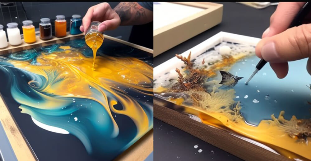Using Iridescent Glass Paint To Add Dimension And Depth To Your Artwork
