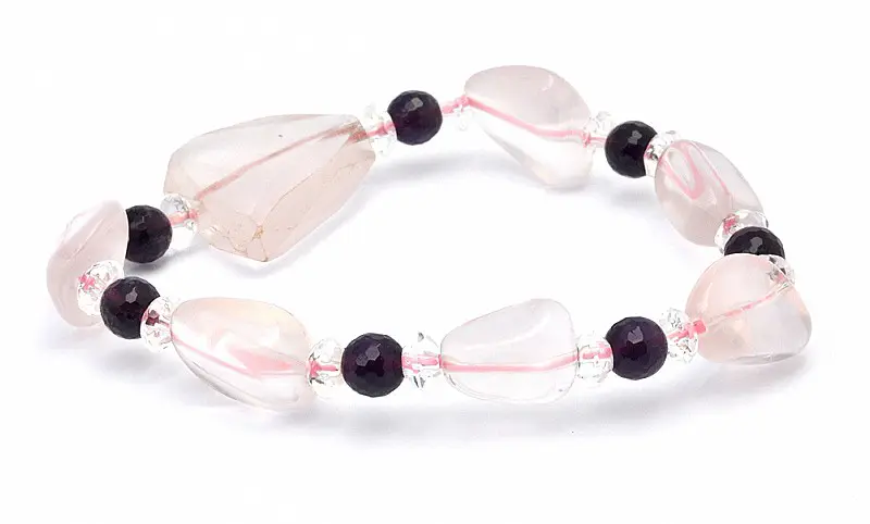 The Soothing Blend of Hematite and Rose Quartz Bracelets